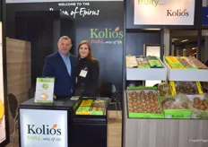 Georgio Kolios. Kolios exports kiwis from Greece.